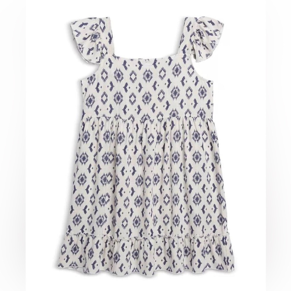 Girls’ Splendid Ikat Ruffle Dress - Picture 4 of 4